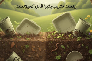 ظروف یکبار مصرف زیست تخریب پذیر و قابل کمپوست